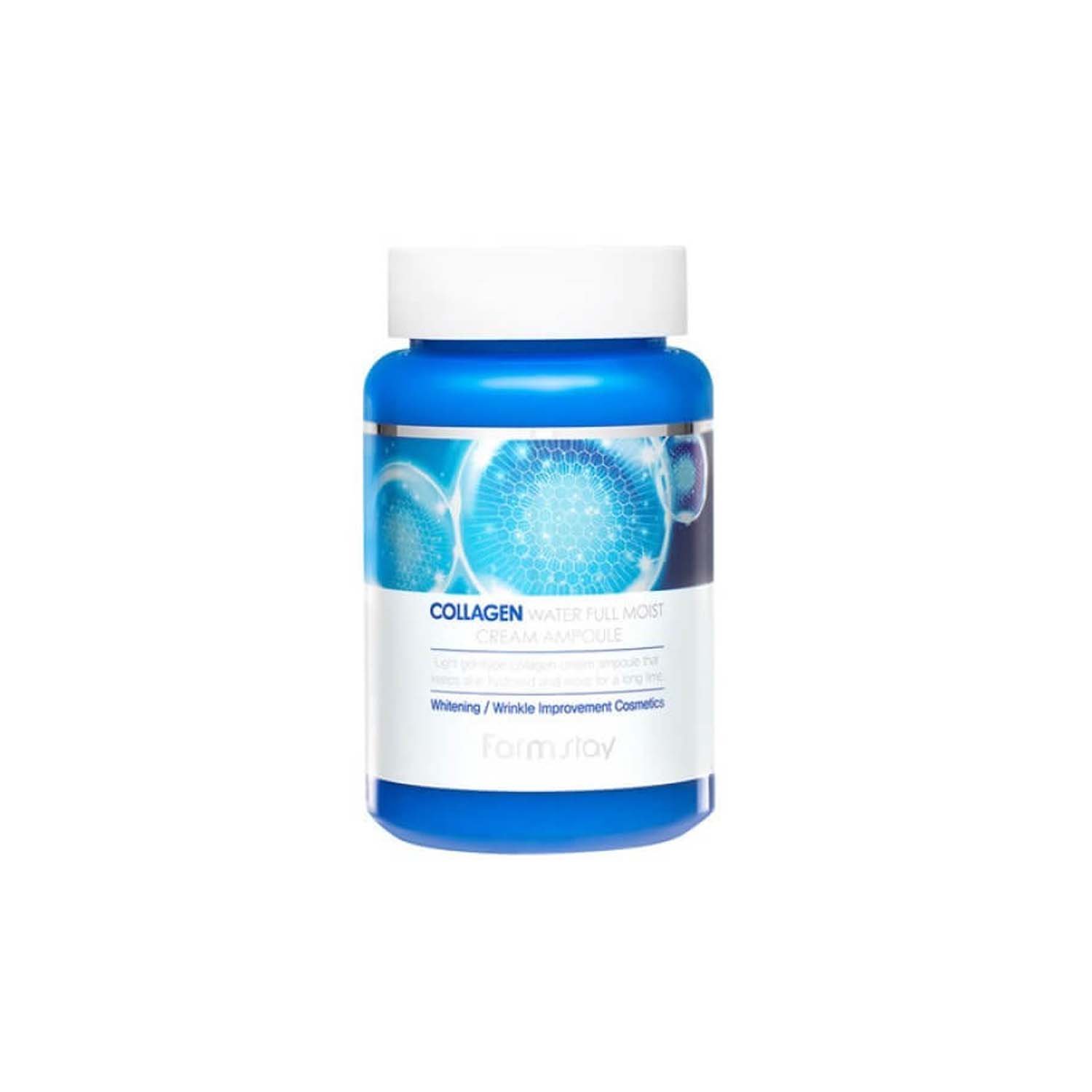 FARMSTAY_COLLAGEN WATER FULL MOIST CREAM AMPOULE_BRIGHTENING_AND WRINKLE IMPROVEMENT