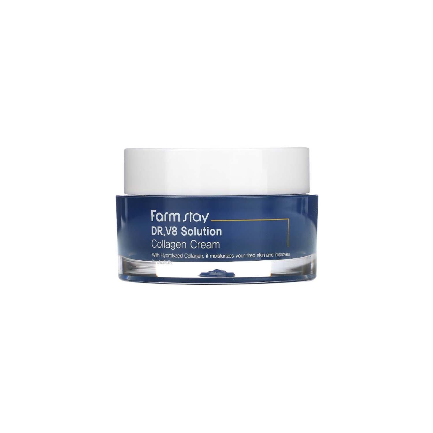 FARMSTAY_DR.V8 SOLUTION_COLLAGEN CREAM_BRIGHTENING_AND WRINKLE IMPROVEMENT